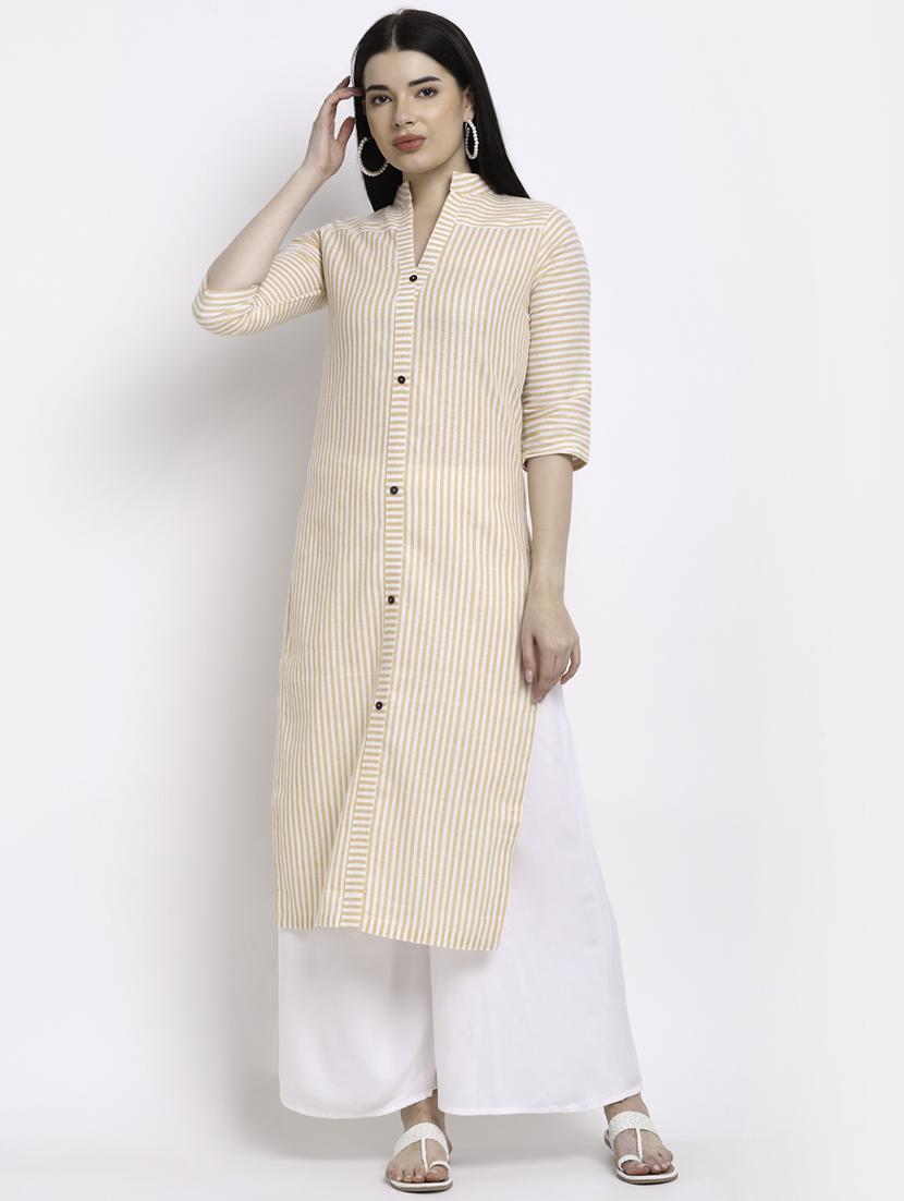 women's straight kurta - 18213820 -  Standard Image - 1