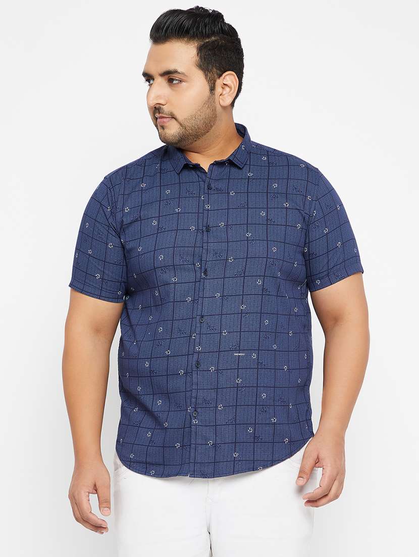 mens checks casual shirt