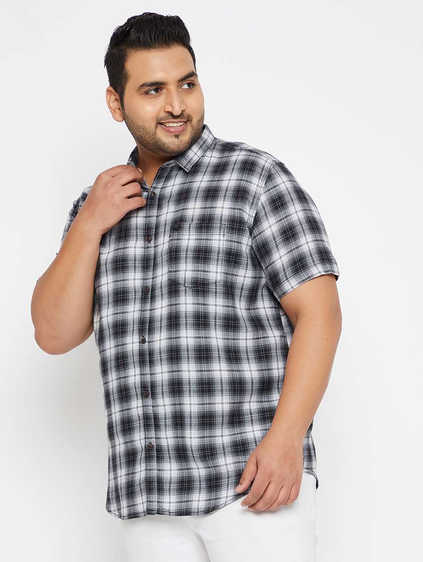 mens checks casual shirt - 18215169 -  Standard Image - 1