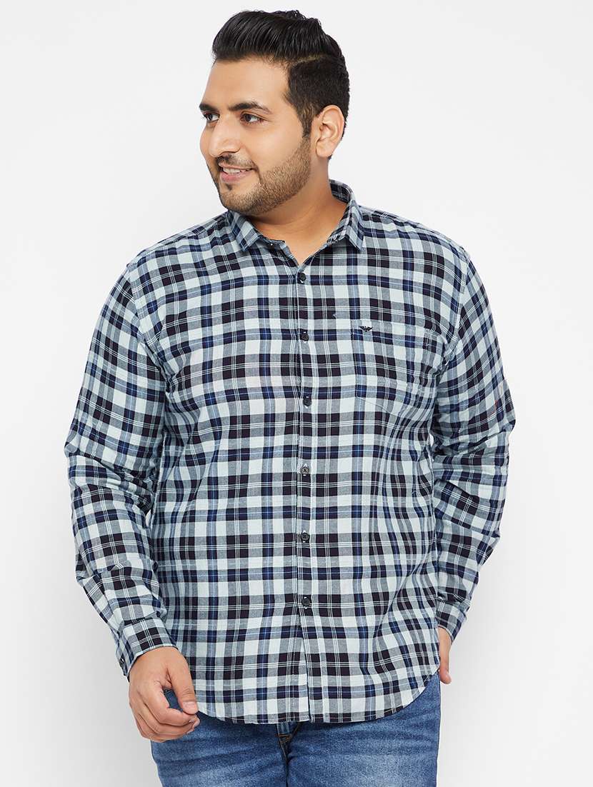 mens checks casual shirt