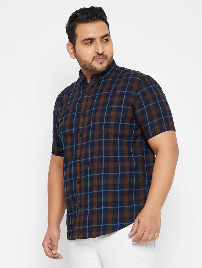 mens checks casual shirt - 18215217 -  Standard Image - 1