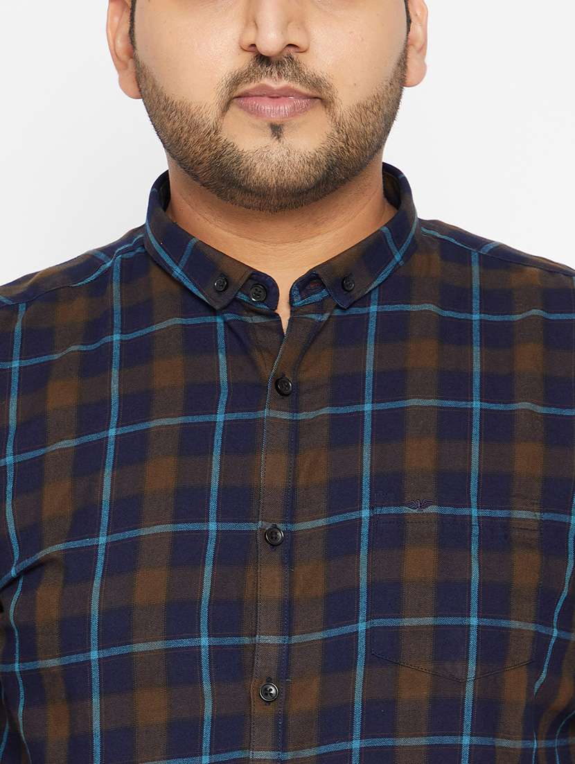 mens checks casual shirt - 18215217 -  Standard Image - 4