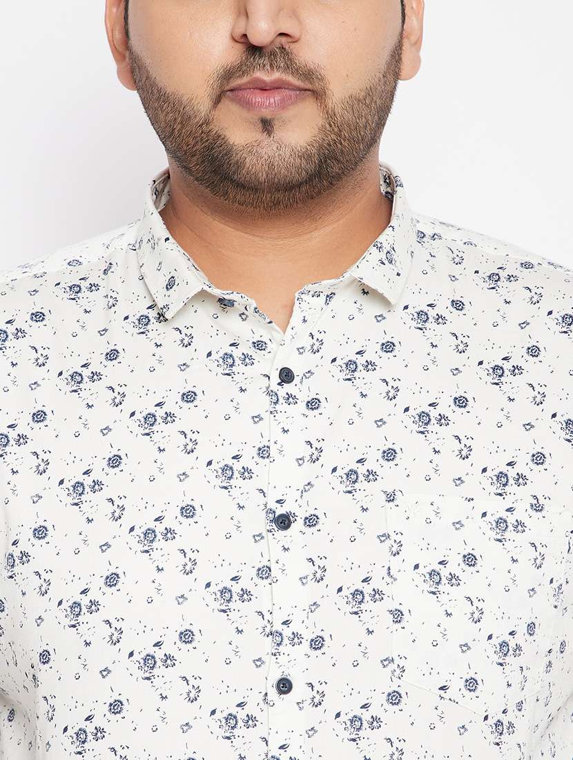mens printed casual shirt - 18215219 - Standard Image - 4