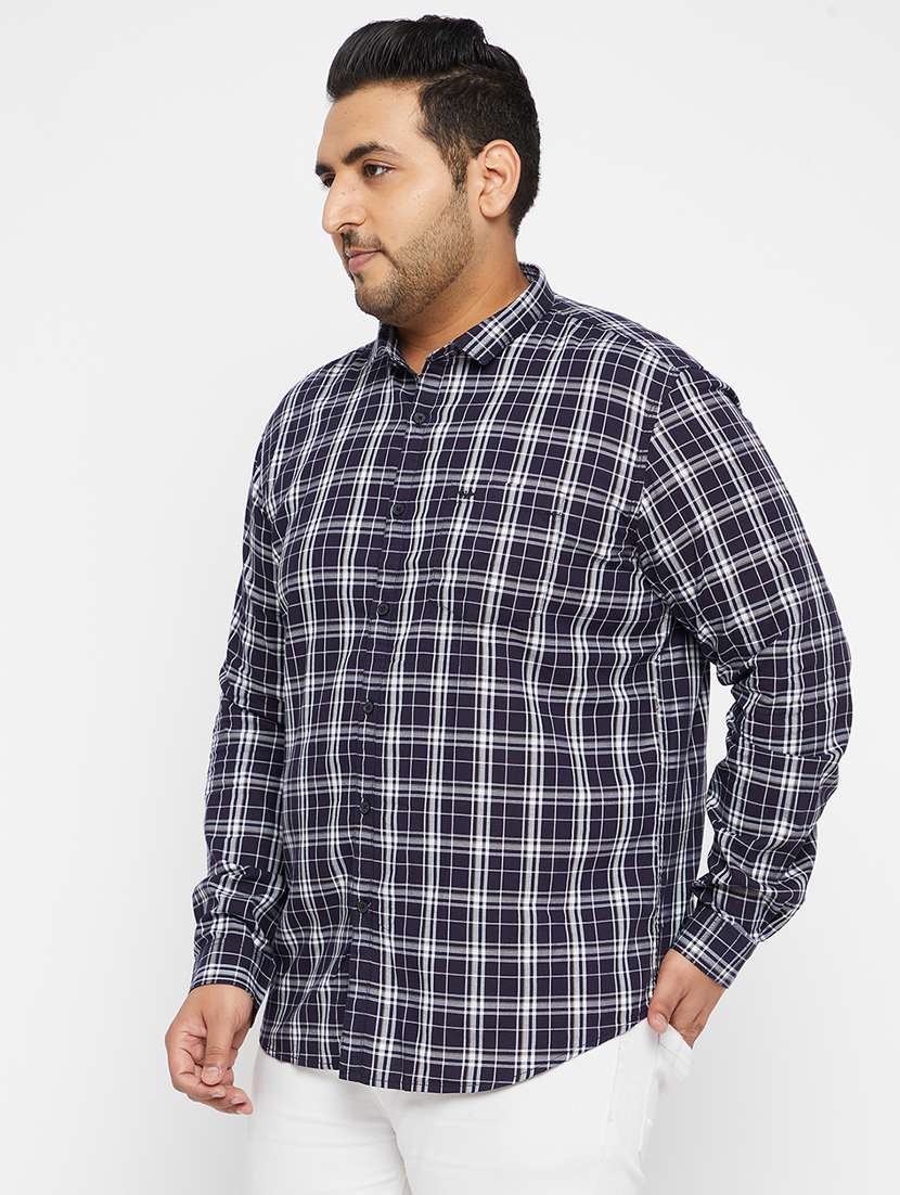 mens checks casual shirt - 18215233 -  Standard Image - 1