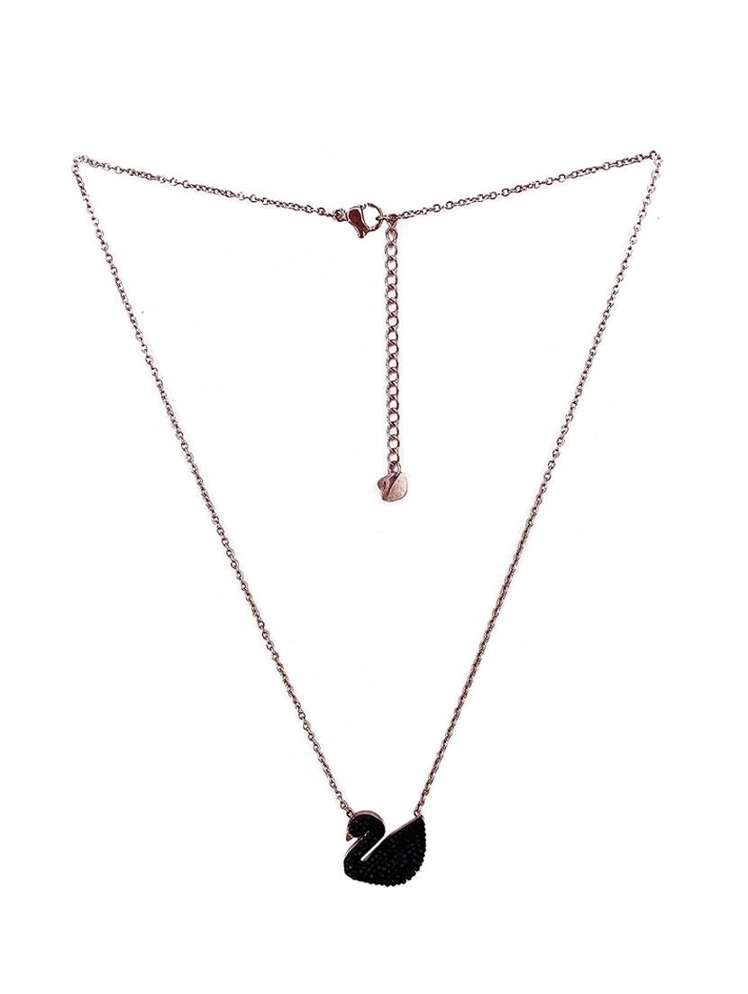 rose gold deliciated duck pendant chain necklace  - 18215252 -  Zoom Image - 0
