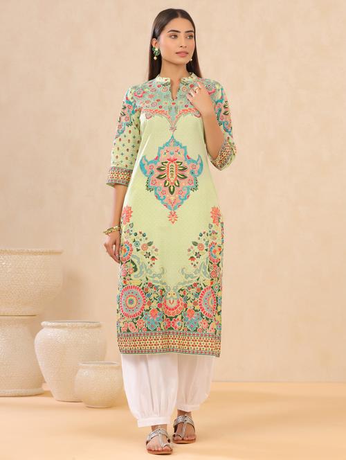 women's straight kurta - 18215637 - Standard Image - 0