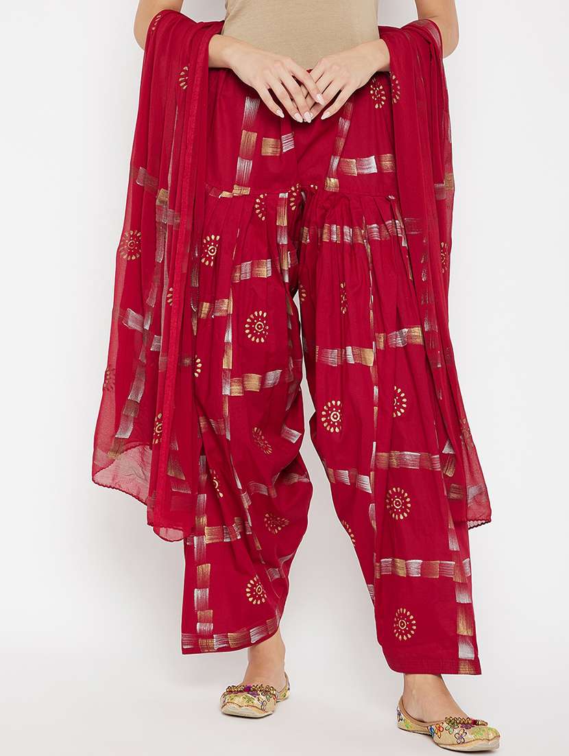 printed salwar dupatta