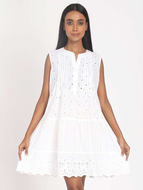 women's  self design dress - 18217043 -  Standard Image - 0