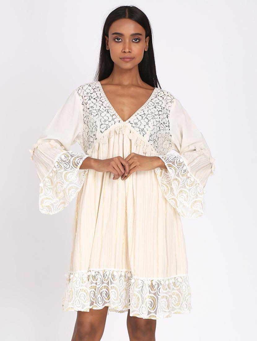 women's fit & flare dress - 18217051 - Zoom Image - 0