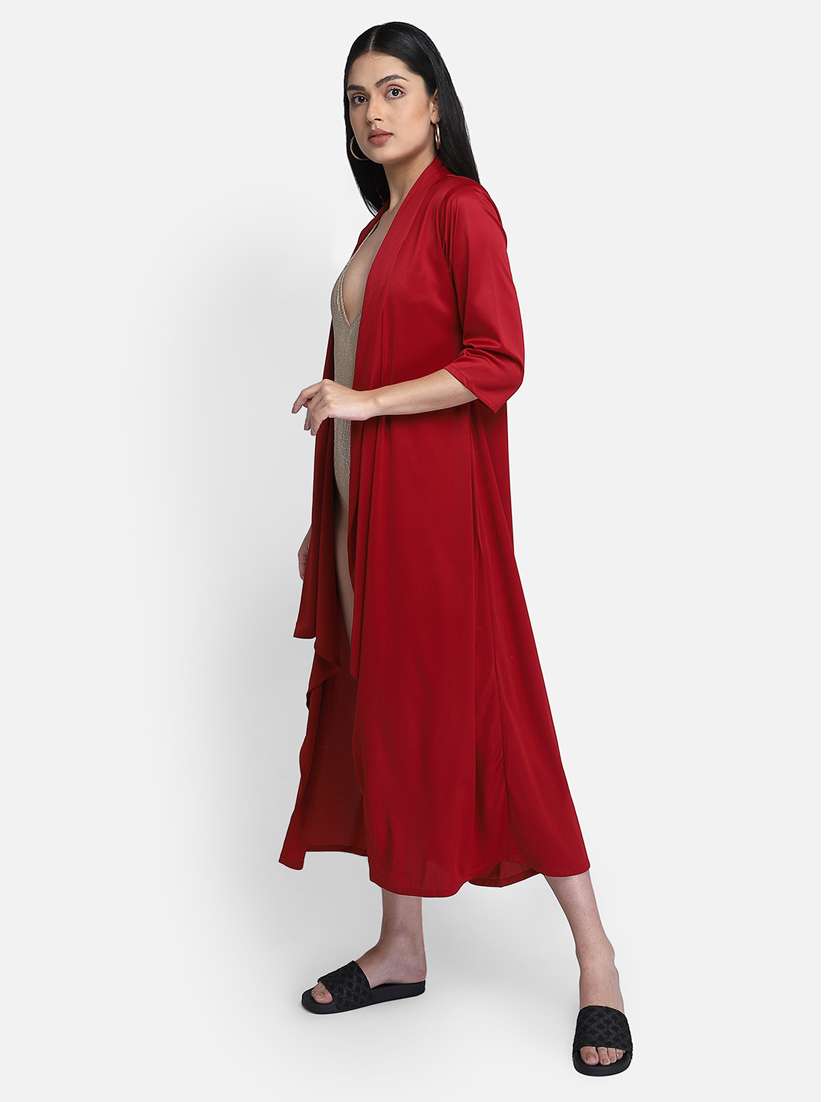 red solid regular coverup - 18217137 -  Standard Image - 1