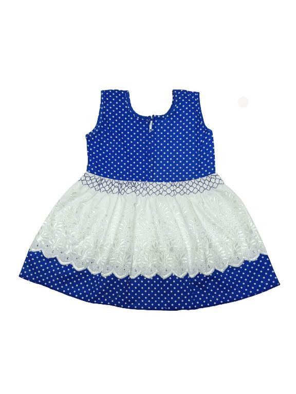 girls round neck sleeveless frock - 18217515 - Standard Image - 1