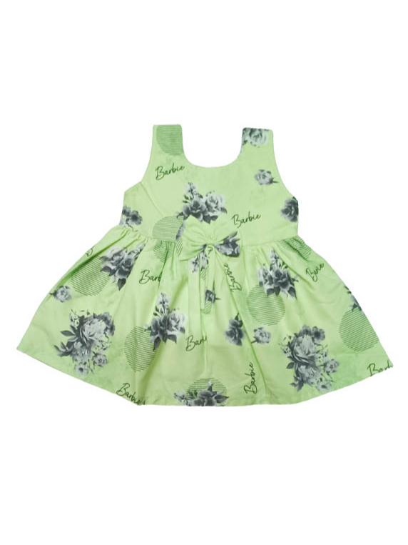 girls round neck sleeveless frock - 18217537 - Standard Image - 1