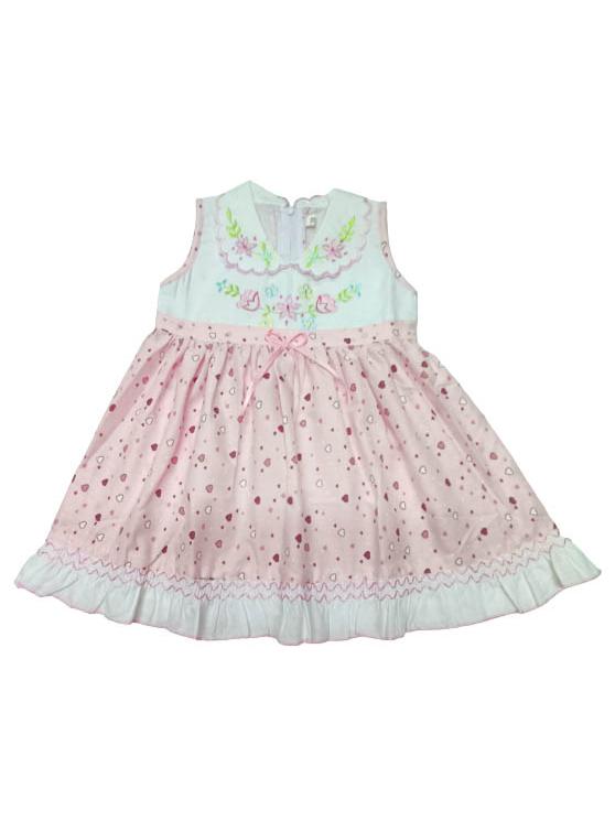 girls collared sleeveless frock - 18217558 -  Standard Image - 1