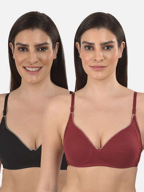 set of 2 solid combos bra - 18217926 -  Standard Image - 0