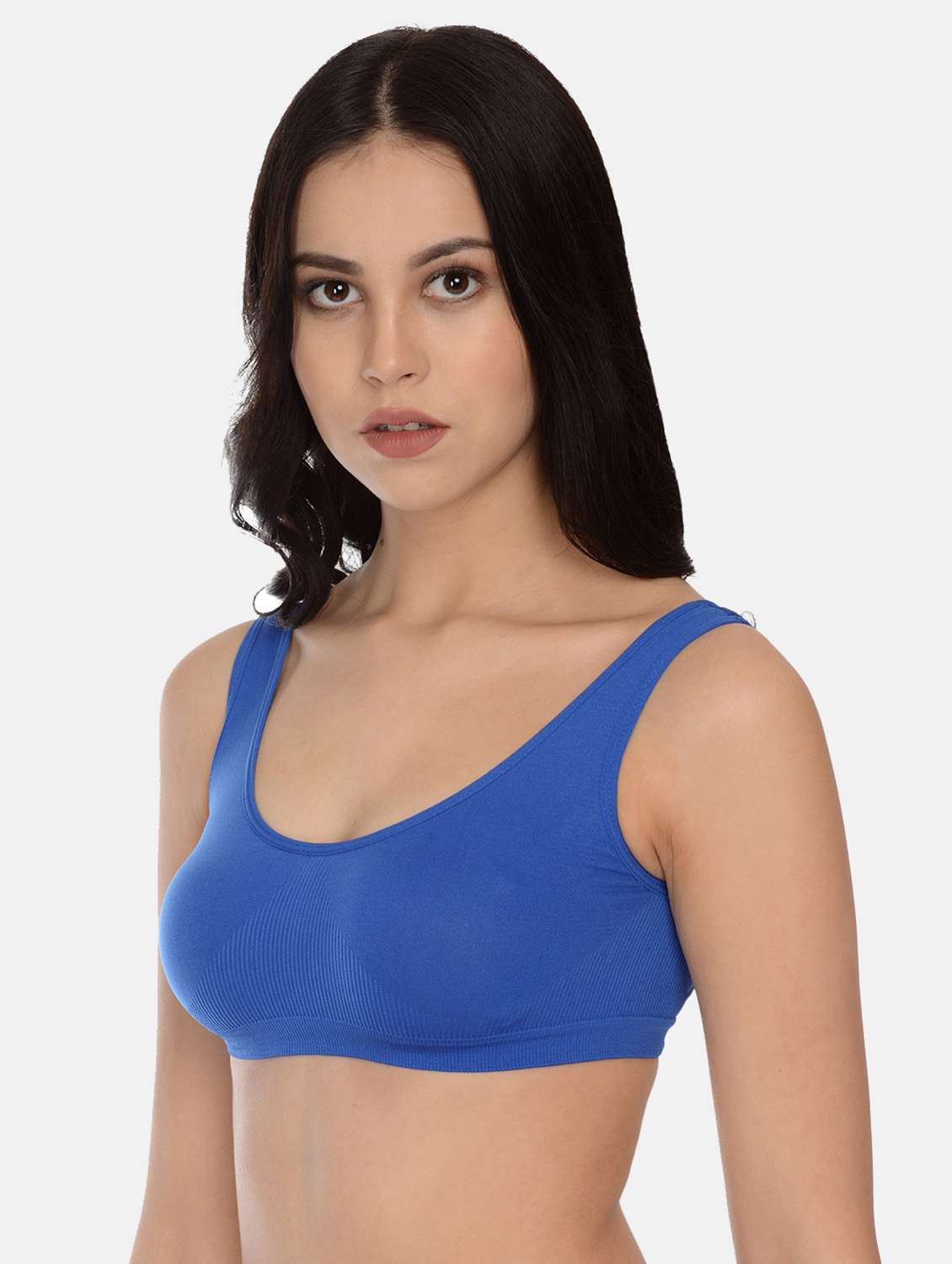 set of 2 solid sports bra - 18217948 -  Standard Image - 6