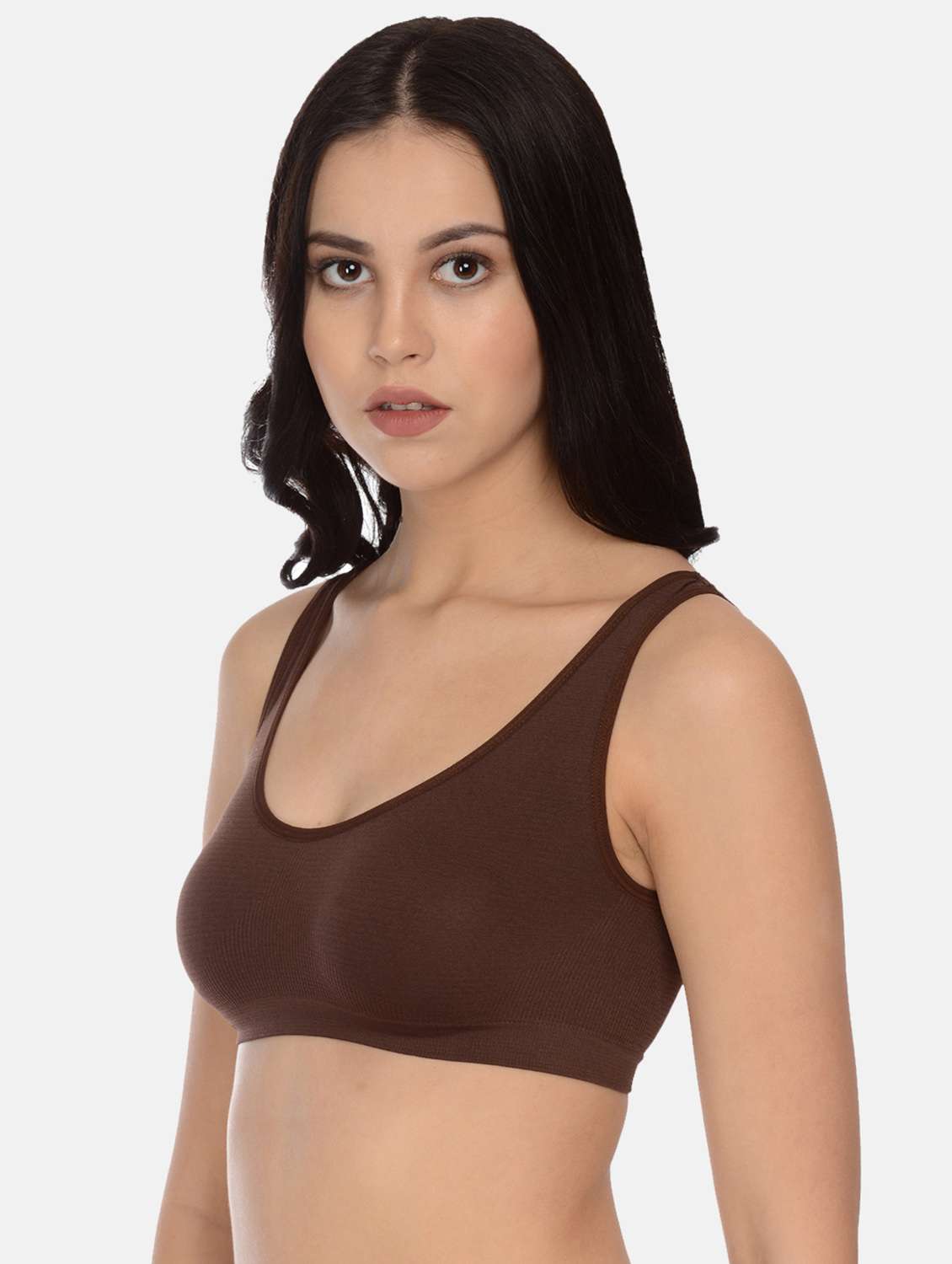 set of 2 solid sports bra - 18217949 -  Standard Image - 6