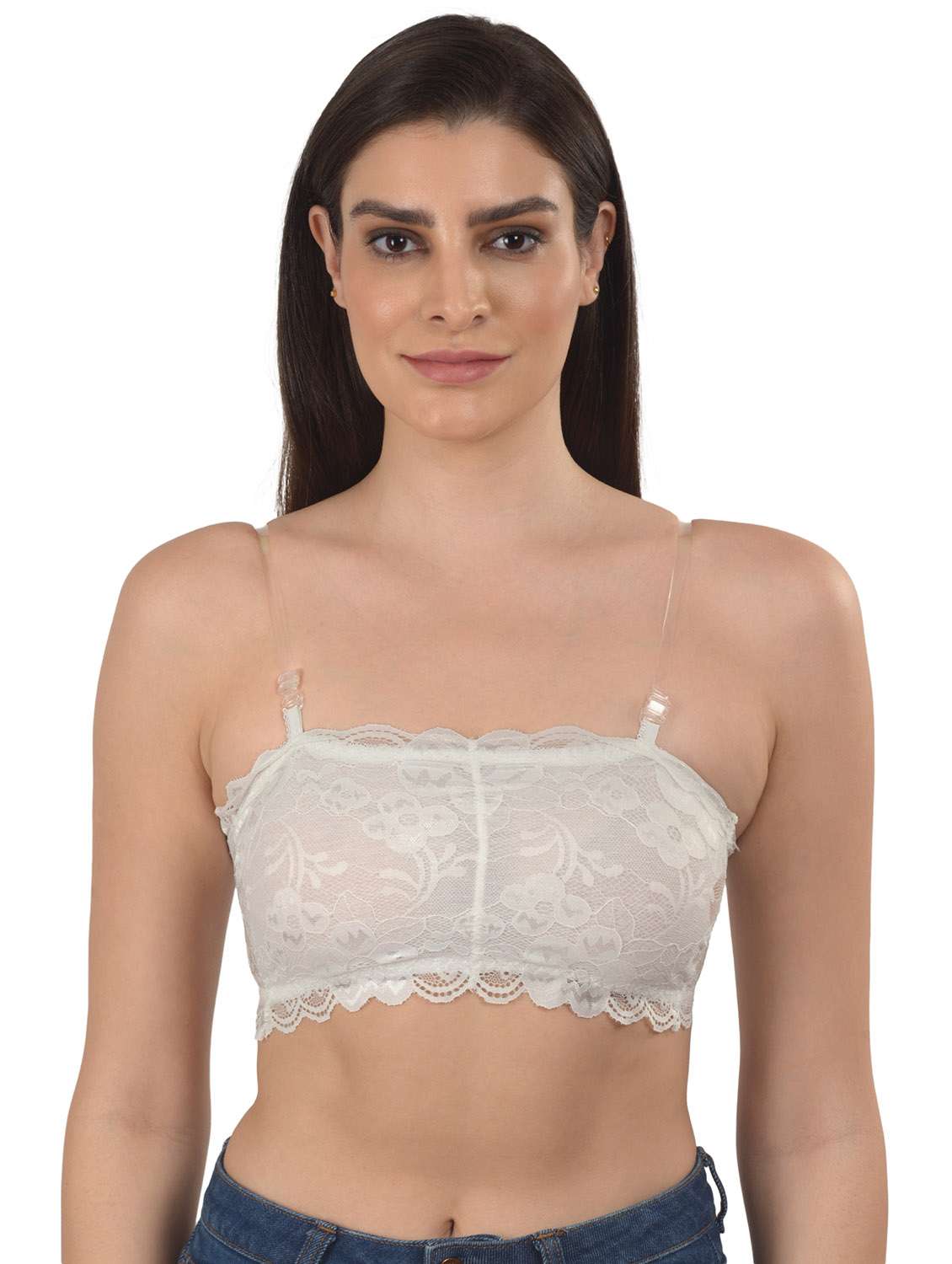set of 2 solid tube bra - 18217955 - Standard Image - 1