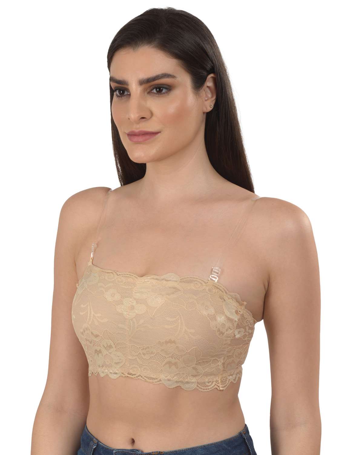 set of 2 solid tube bra - 18217955 - Standard Image - 6