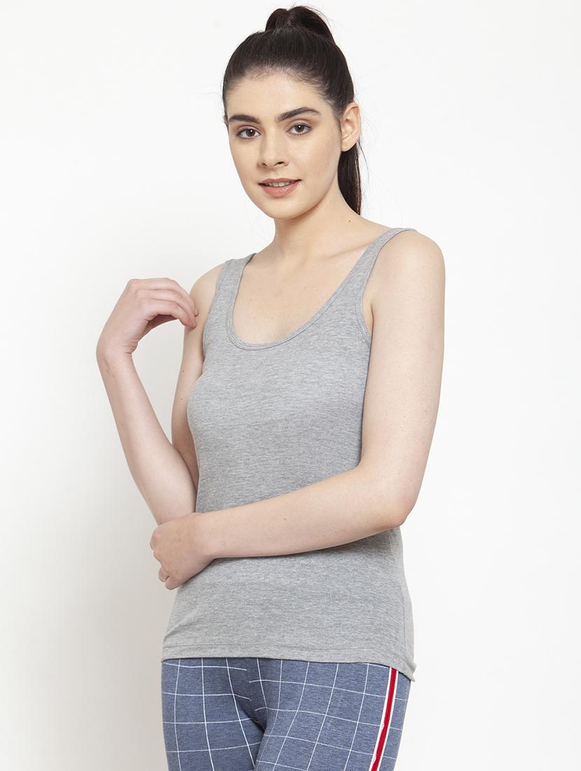 women's tank top round neck top - 18218294 -  Standard Image - 1