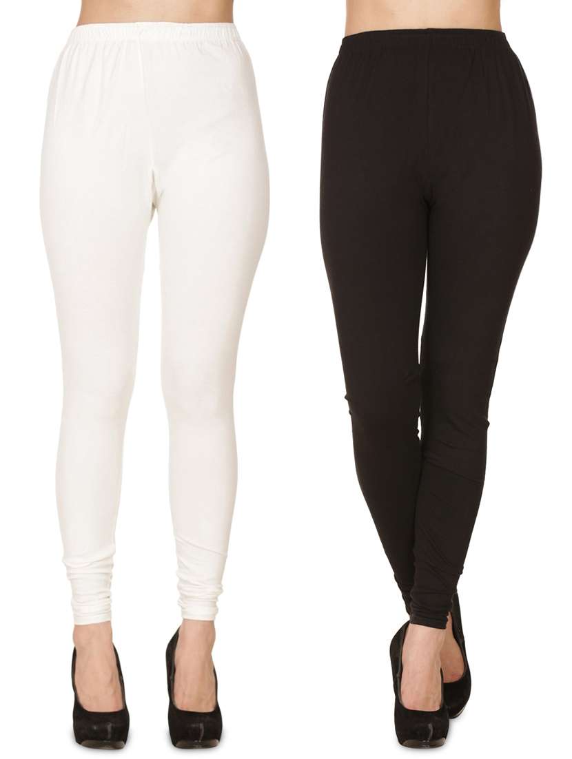 pack of 2 solid full length legging