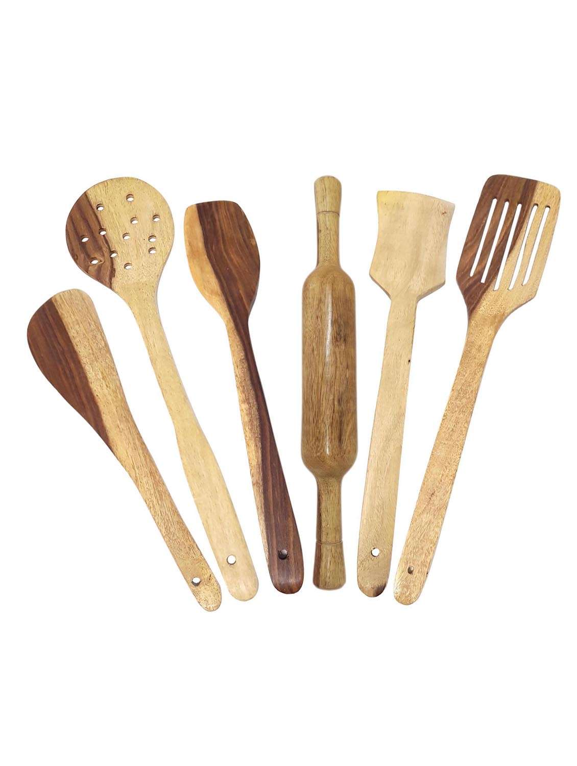 buzykart® wooden skimmers set of 6