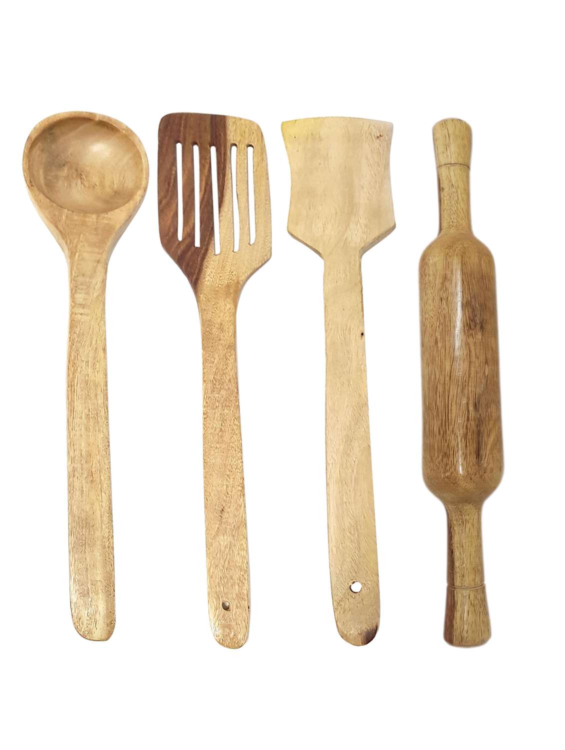 buzykart® wooden tools of kitchen (set of 4)