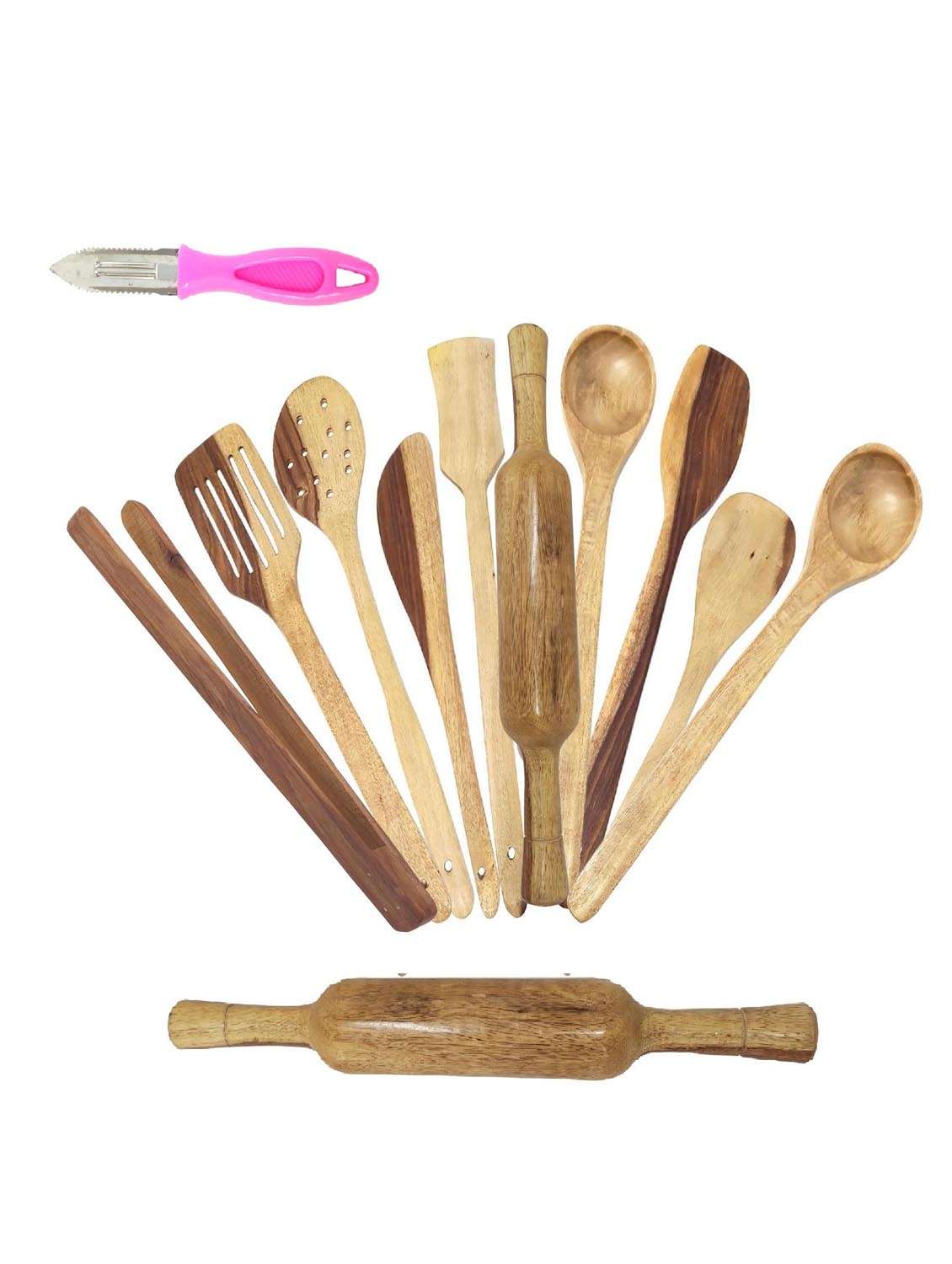 buzykart® wooden kitchen tool set