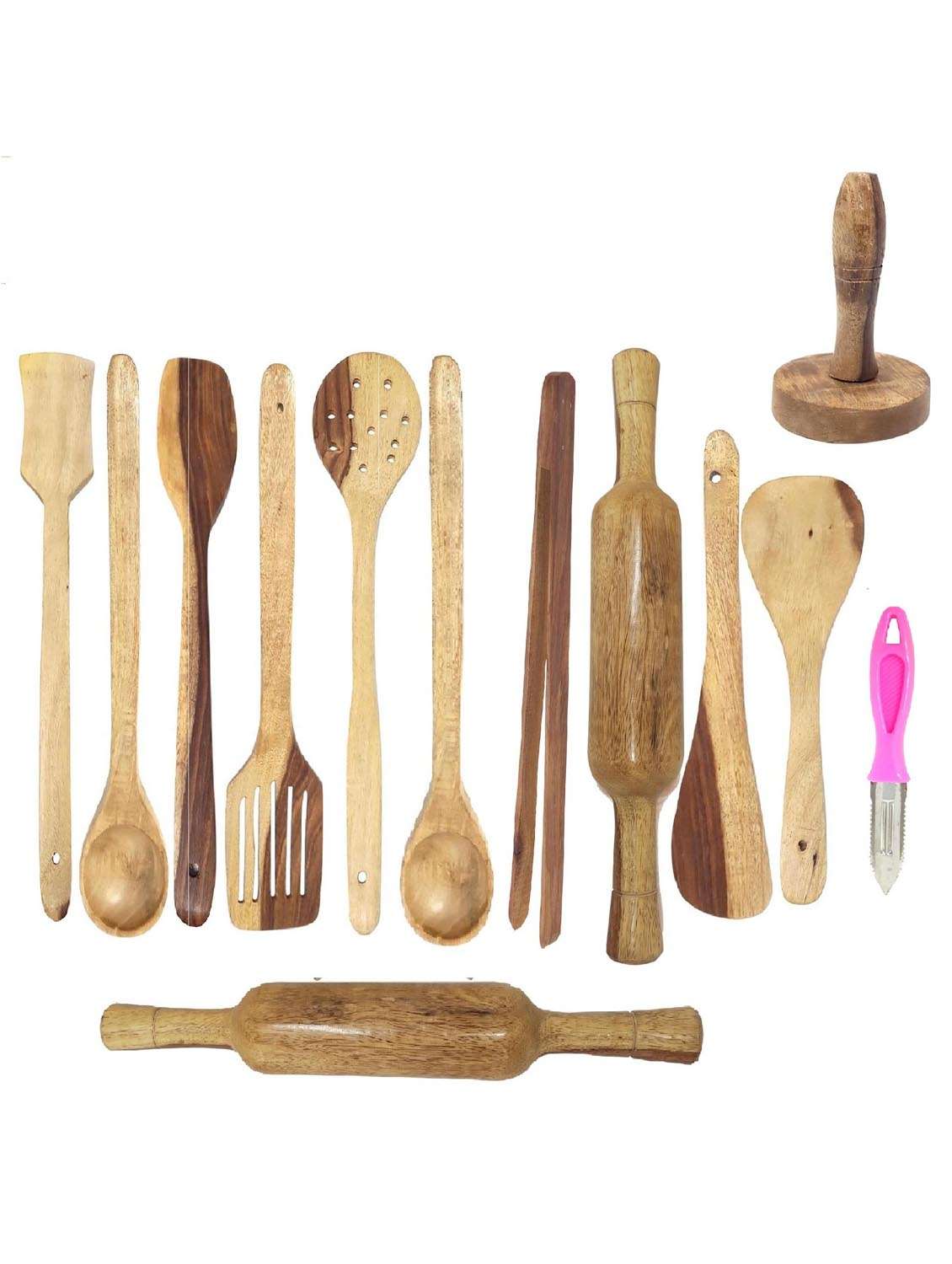 buzykart® wooden kitchen tool set