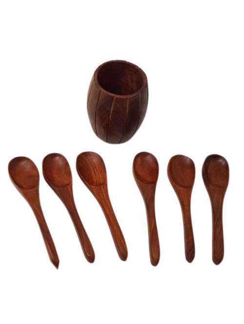buzykart® set of 6 soup spoons with holder - 18219305 - Standard Image - 0