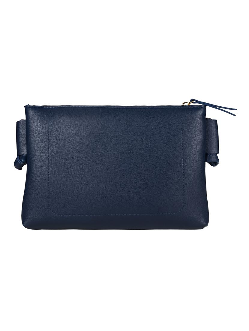 navy blue solid regular sling bag - 18219520 - Standard Image - 1