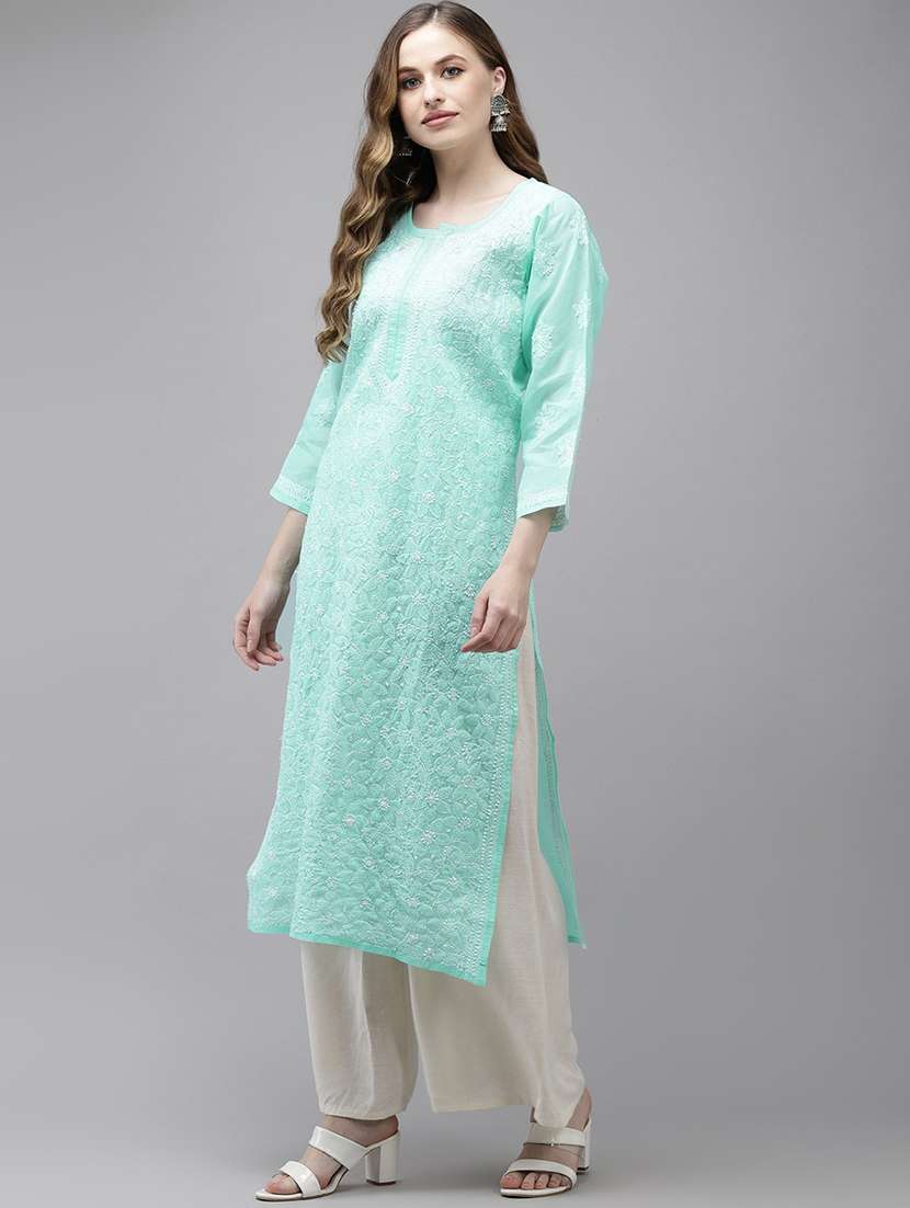 women's straight kurta - 18219622 -  Standard Image - 1