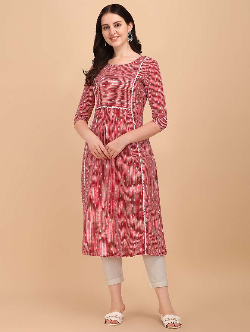 striped kurta pant set 
