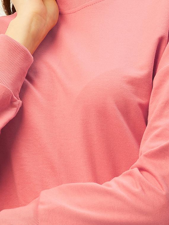 women's plain sweatshirt - 18221207 - Standard Image - 4