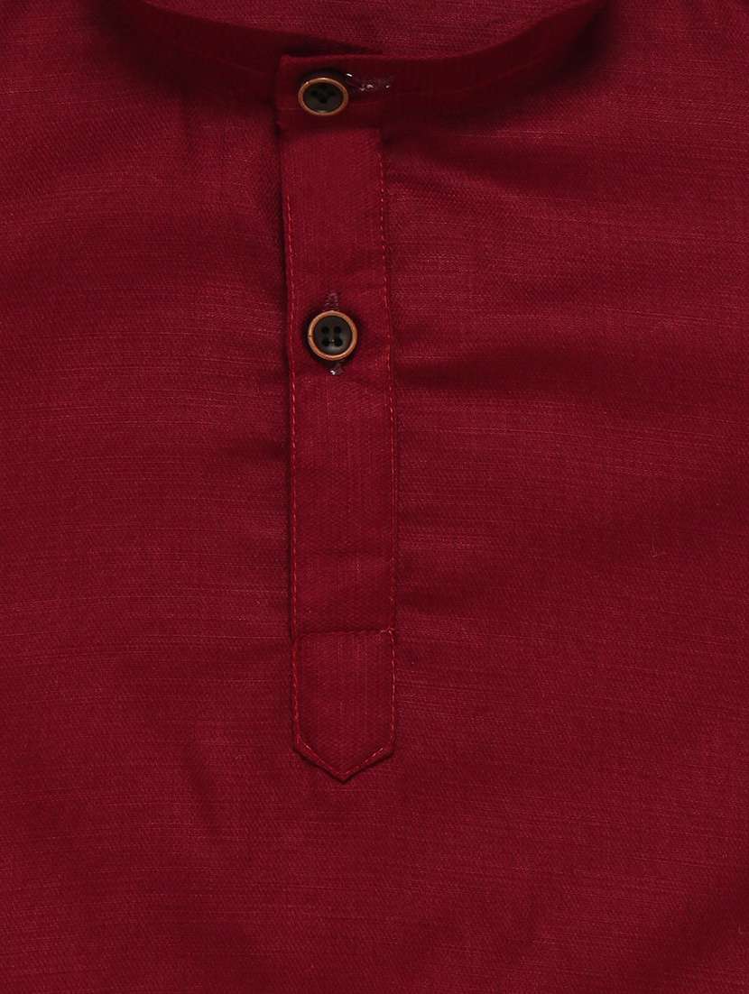 brown solid kurta set - 18221750 -  Standard Image - 4