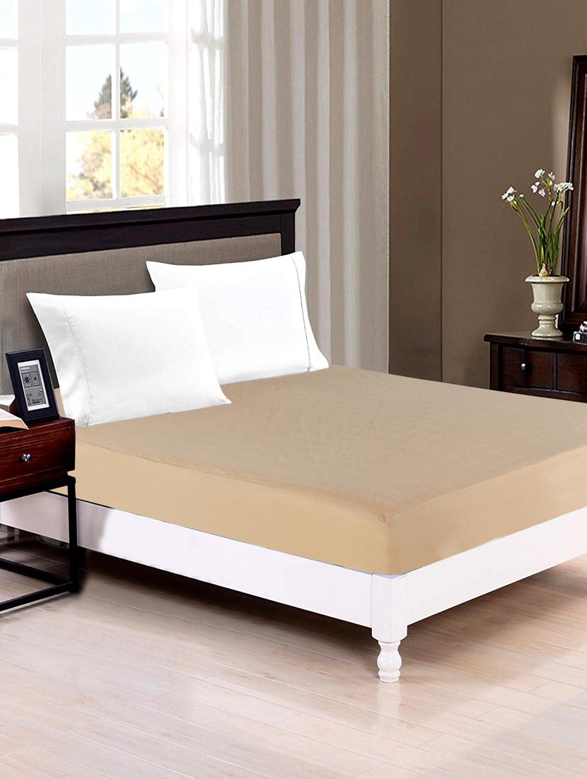 valtellina india water proof double bed non woven fabrics mattress protector (72 inch x 78 inch)