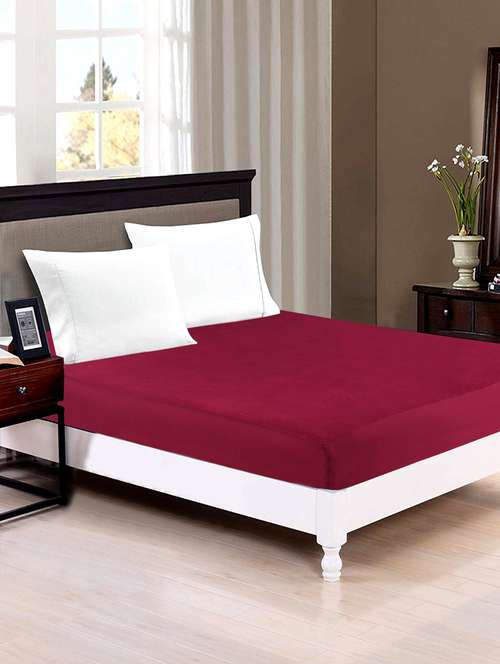valtellina india water proof double bed non woven fabrics mattress protector (72 inch x 78 inch) - 18223877 - Standard Image - 0
