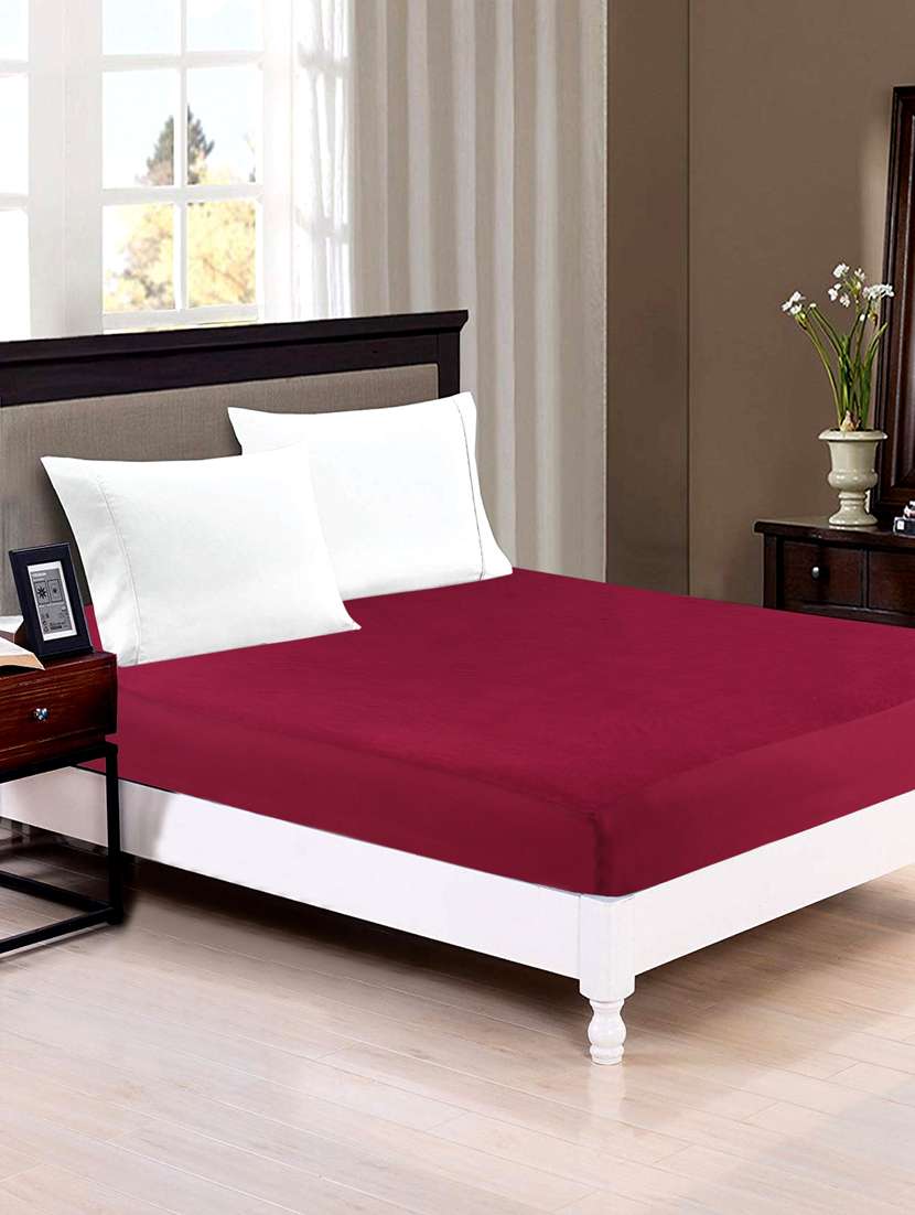valtellina india water proof double bed non woven fabrics mattress protector (72 inch x 78 inch)