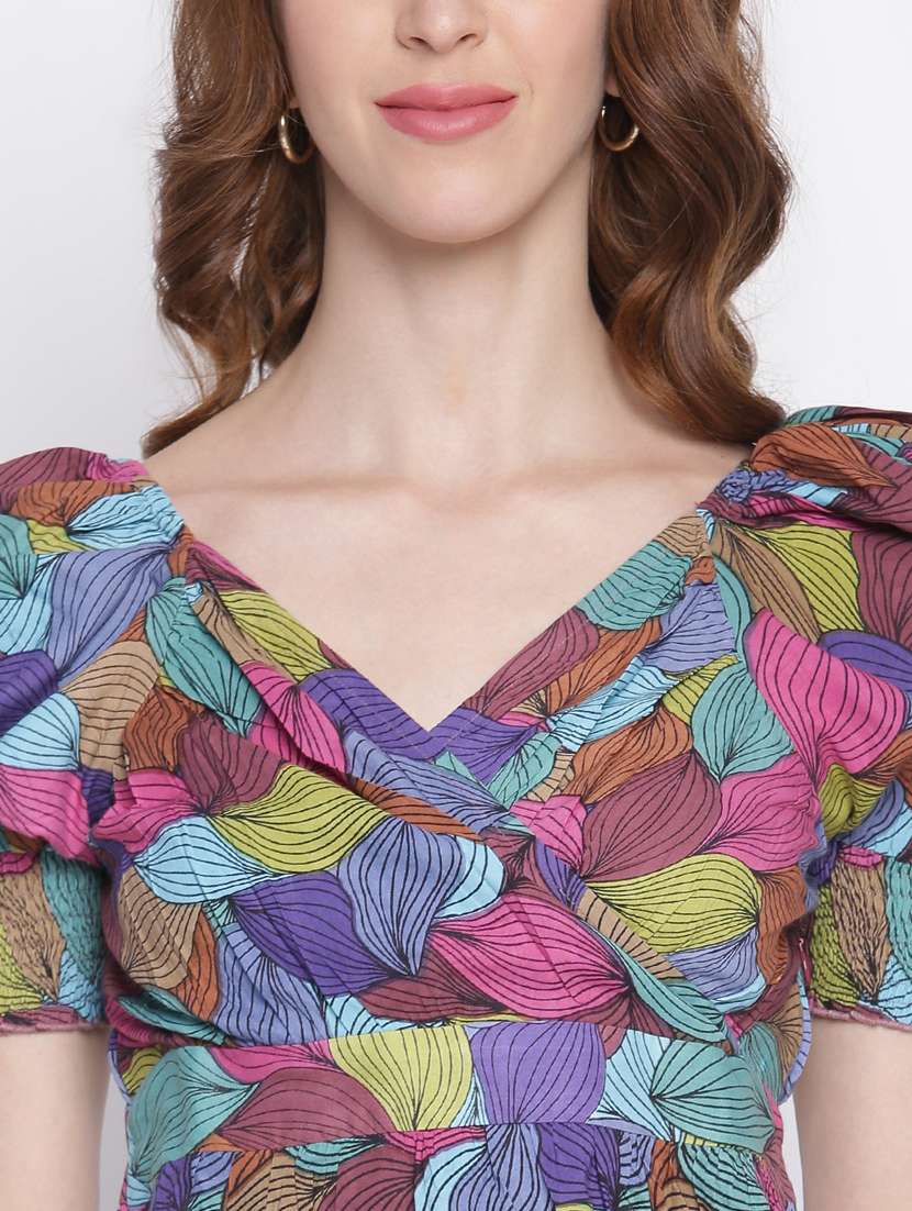 Women's Self Design Dress - 18223975 -  Standard Image - 4