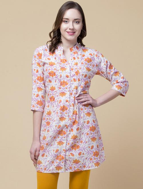 floral printed regular tunic - 18224326 -  Standard Image - 0