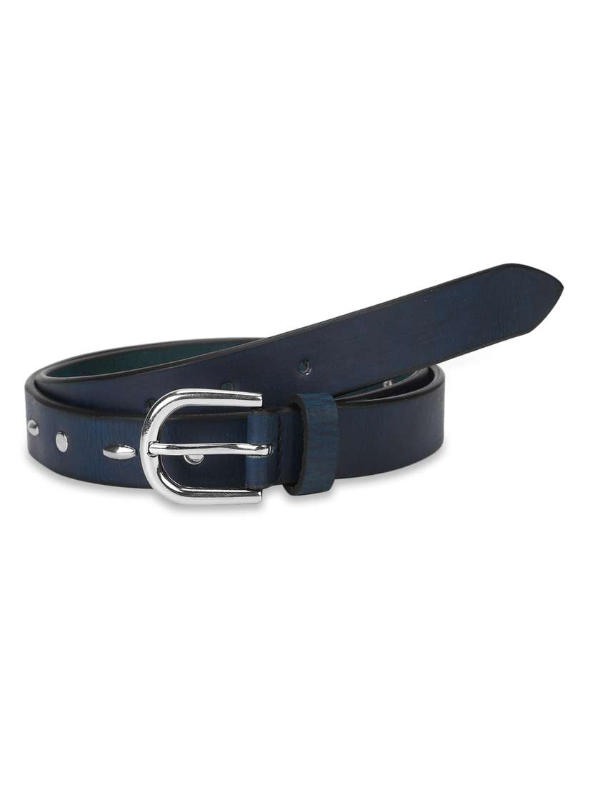blue leather belt - 18226006 -  Standard Image - 1