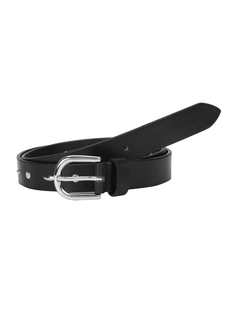 black leather belt - 18226007 - Standard Image - 1