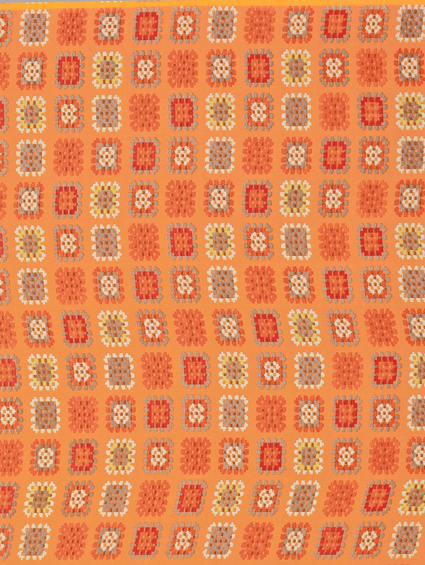orange georgette printed saree with blouse - 18226312 - Standard Image - 4