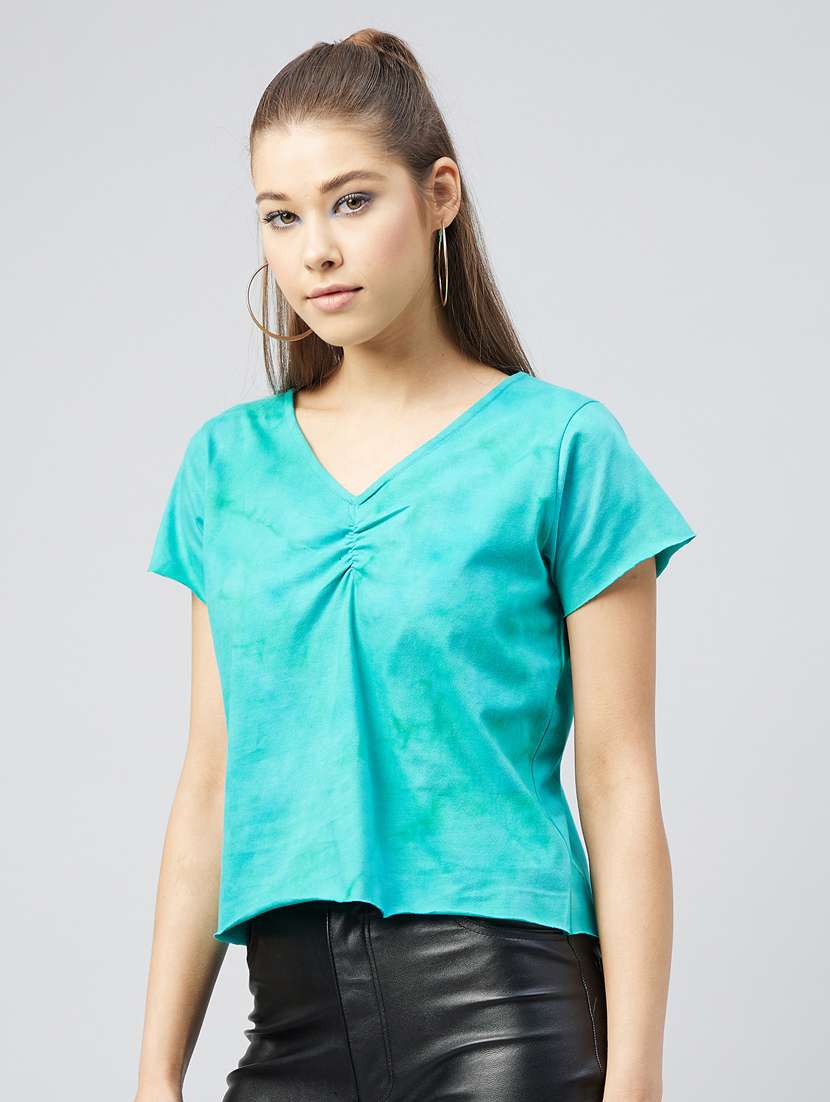 women's all over print v neck t-shirt - 18226875 -  Standard Image - 1