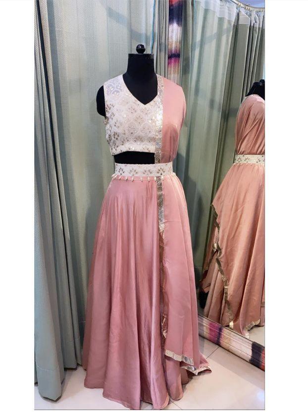 lehenga for women with colour white - 18227308 - Standard Image - 1