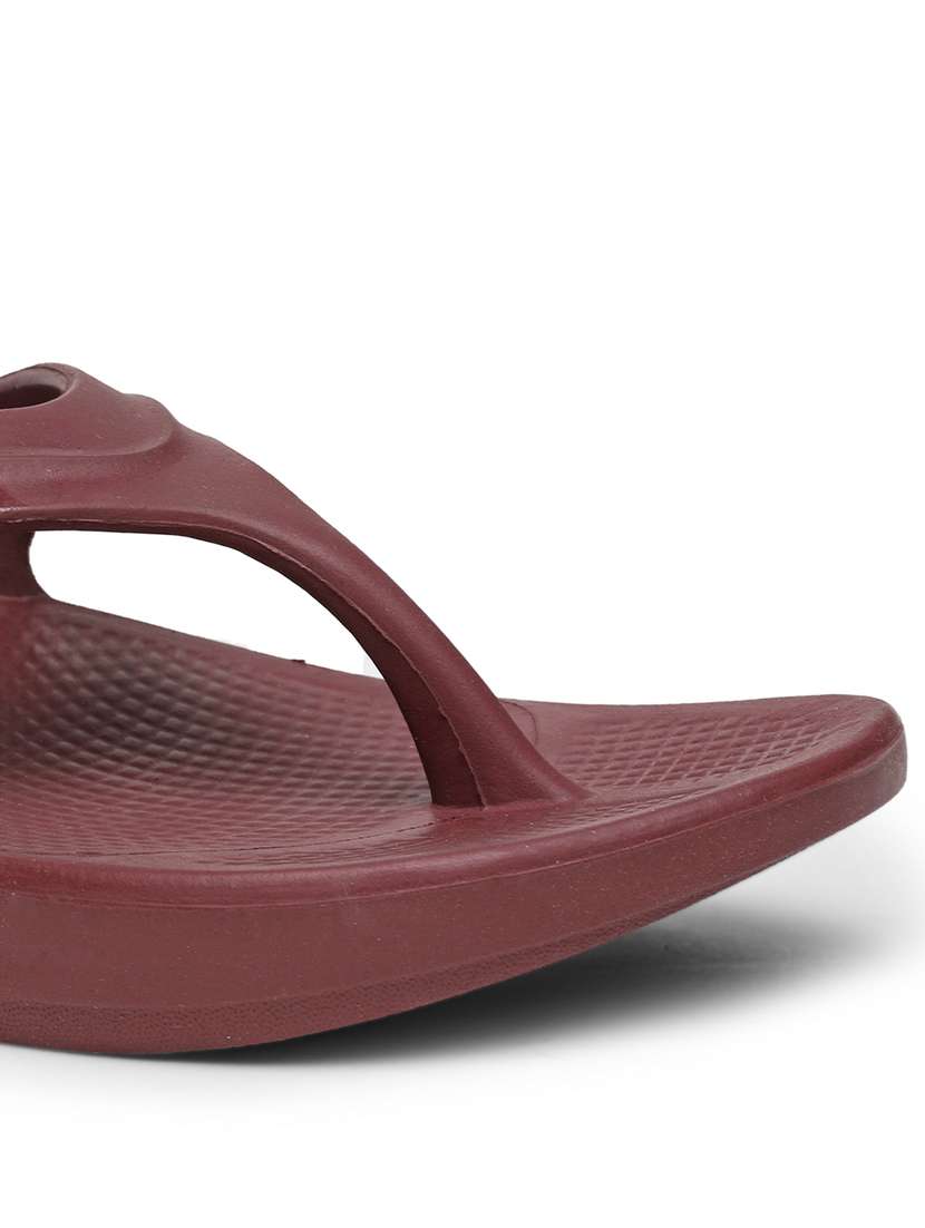 red pvc slippers flip flops - 18229259 -  Standard Image - 4