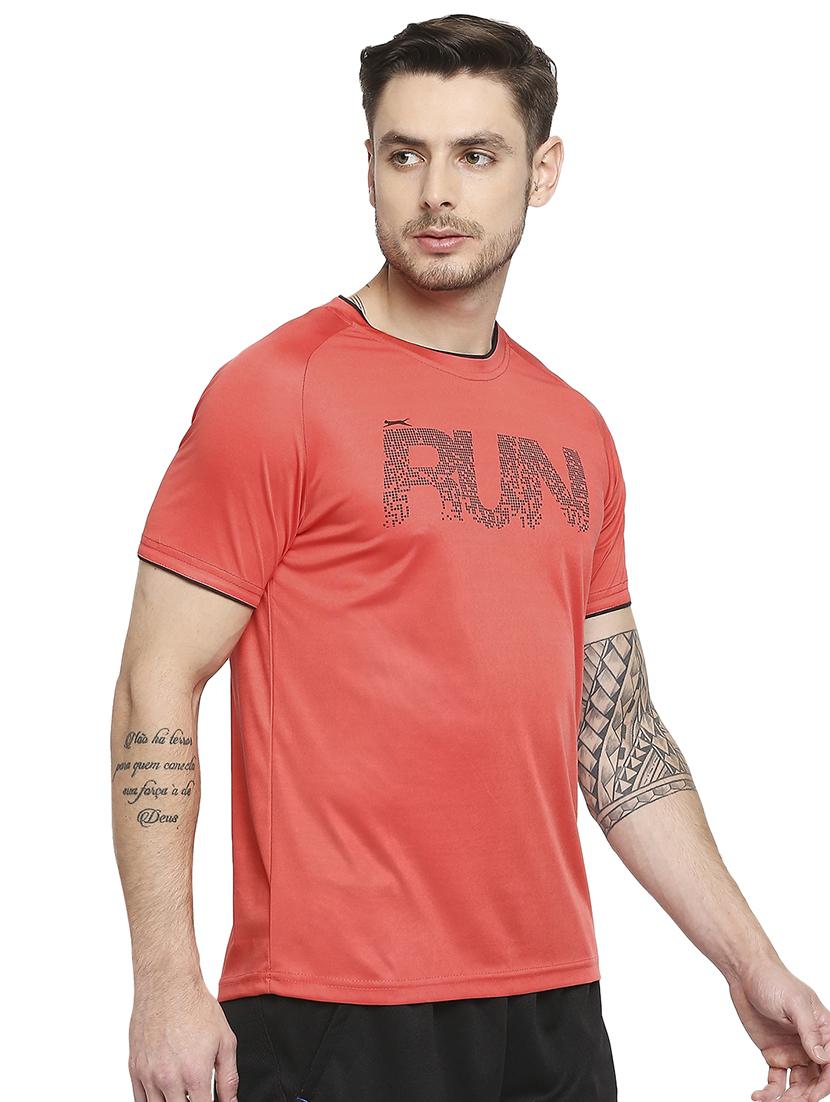 pink chest-printed t-shirt - 18230417 - Standard Image - 1