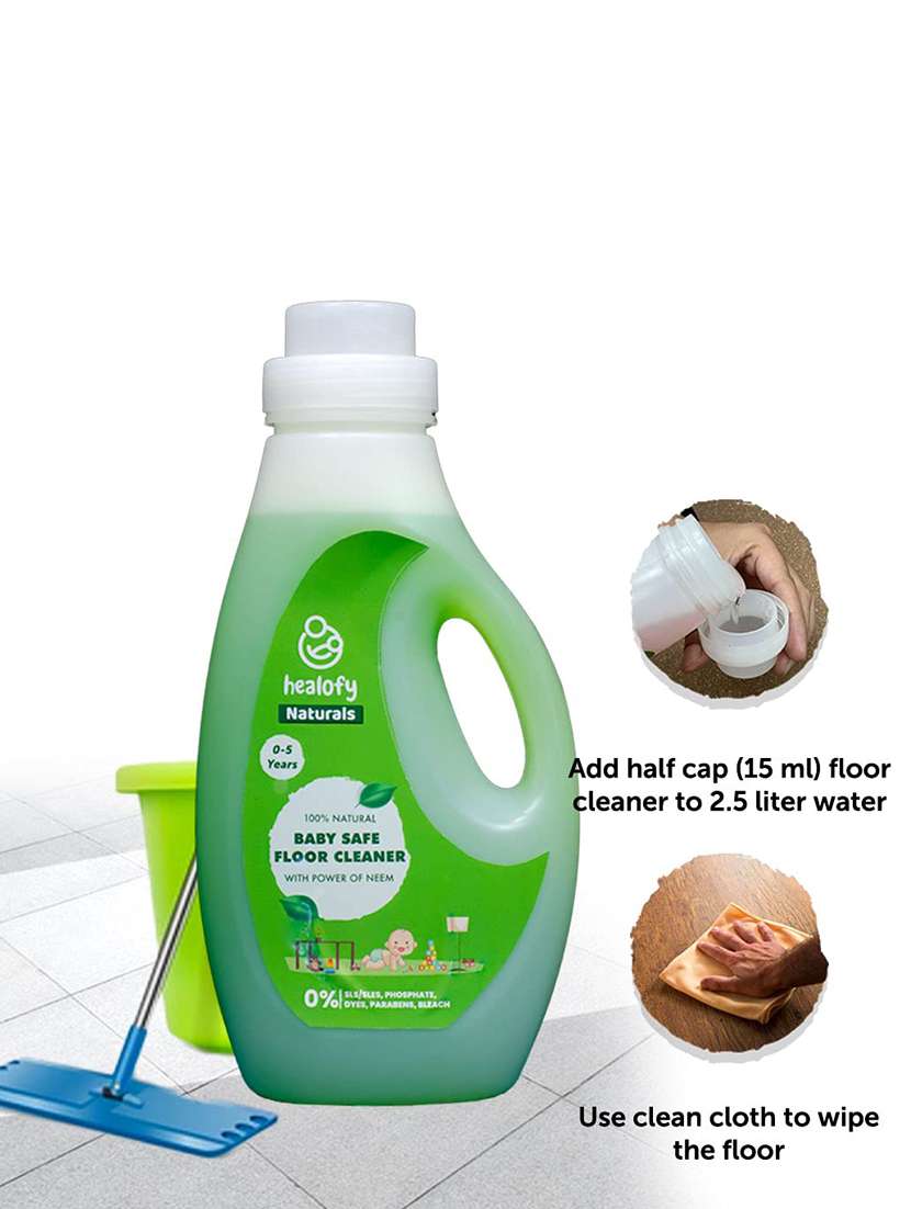 Healofy Naturals Baby Safe 100% Natural Disinfectant Floor Cleaner With Power Of Neem, 500ml - 18230736 -  Standard Image - 1