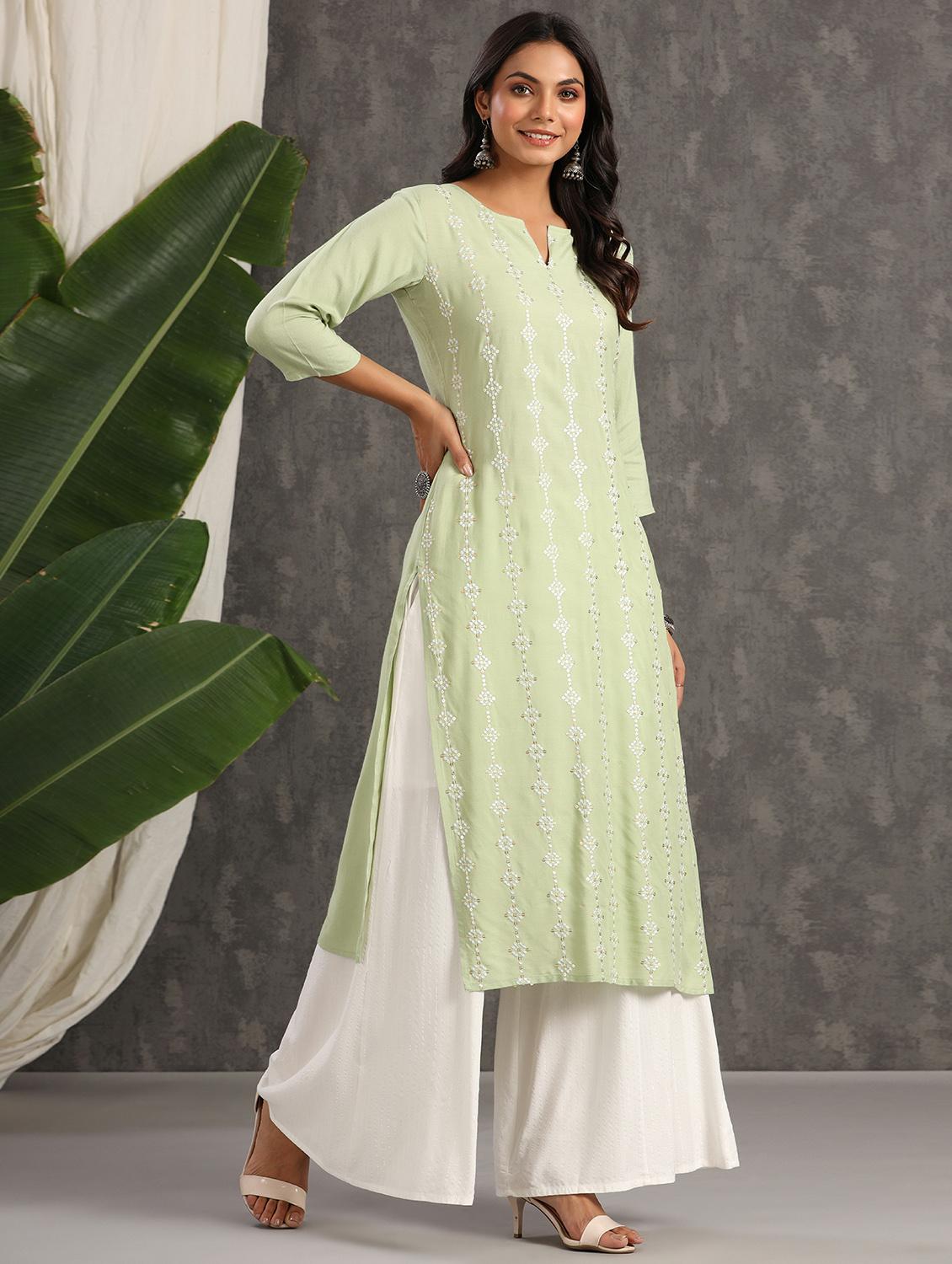 women's straight kurta - 18230888 - Standard Image - 1