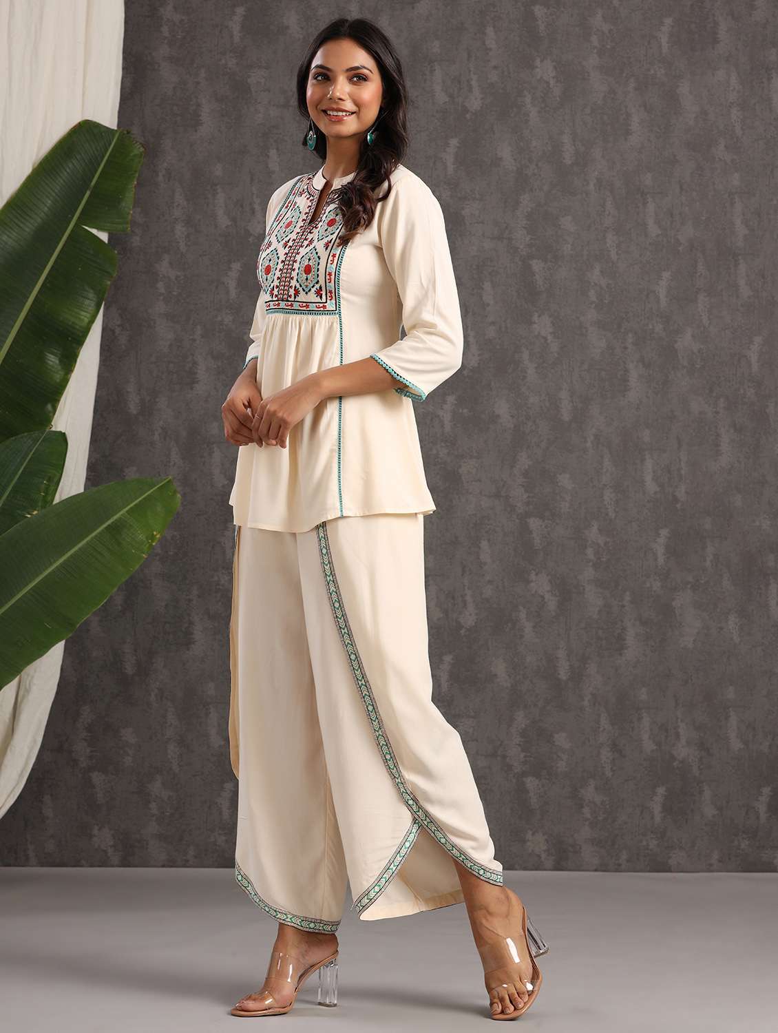 beige rayon fusion  set - 18230938 -  Standard Image - 1