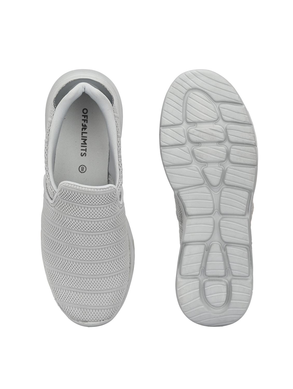 grey mesh sport shoes - 18230960 - Standard Image - 4